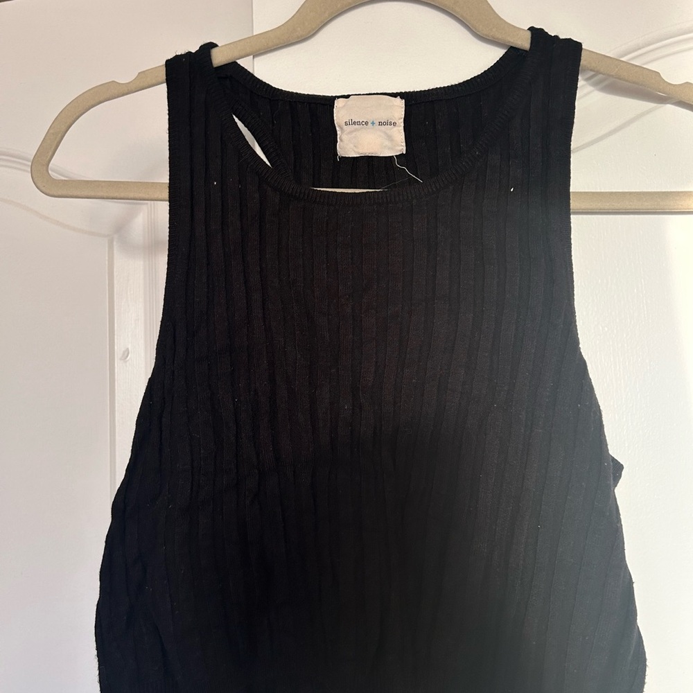 Silence + Noise Black Women's Top